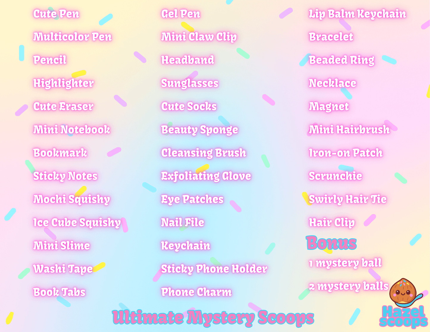 The Ultimate Mystery Scoops 🧁✨ Hazel Scoops